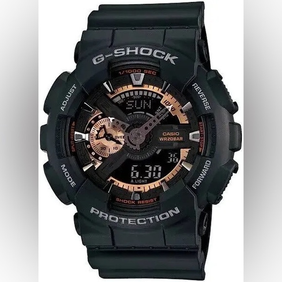 ⌚️ EUC G-Shock Analog Digital Black Resin Watch - Picture 1 of 8